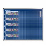 Klassen-Plantafel, 12 Stunden Mo-Fr, für 35 Klassen, 123x157 cm, 